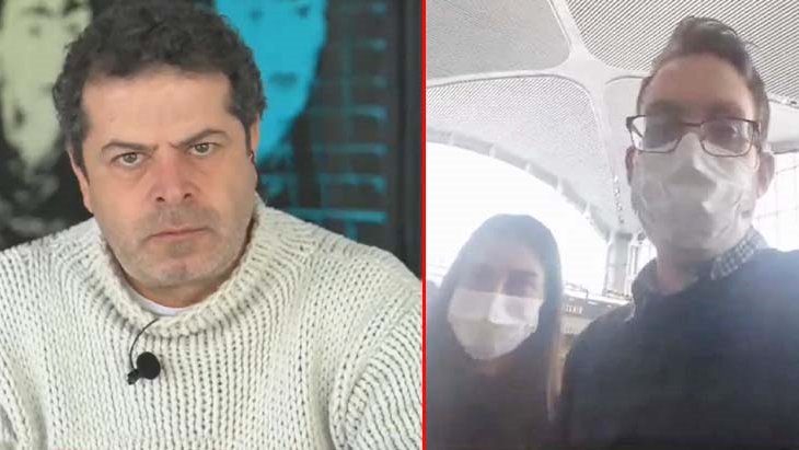 Cüneyt Özdemir uçakta 10 saat mahsur kalan yurttaşı dinledi: Bir otobüs gelip alamadı mı sizi