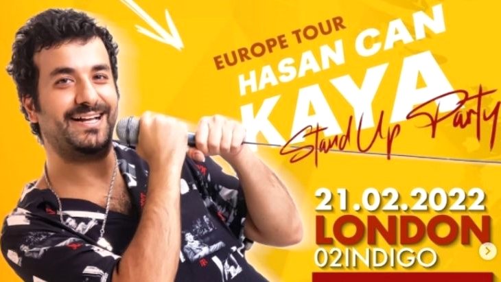 Hasan Can Kaya, Londra turnesine çıkıyor: 22 Şubat’ta başlıyor