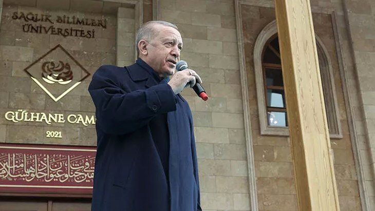 Cumhurbaşkanı Erdoğan, Sağlık Bilimleri Üniversitesi Gülhane Camii’nin açılışını yaptı