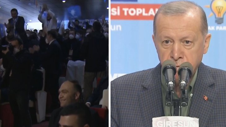 Erdoğan’dan Giresun teşkilat başkanına salon tepkisi: Ah başkan ah