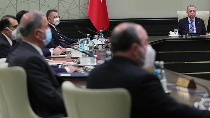 Son dakika Kabine Toplantısı, Cumhurbaşkanı Erdoğan başkanlığında Beştepe’de başladı