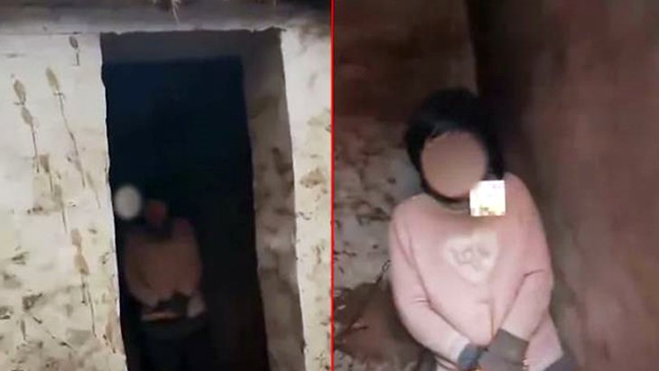 Çin’de dehşete düşüren olay Sekiz çocuk annesi kadını zincirleyip köy kulübesine kapatmışlar