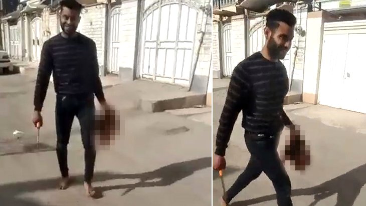 Eş baskısı yüzünden İran’dan Türkiye’ye kaçmıştı Cani koca 17 yaşındaki kız çocuğunun başını kesip sokak sokak dolaştı