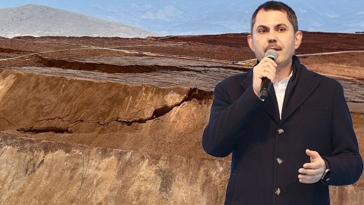 Murat Kurum: 'ÇED raporuyla toprak kaymasının ne alakası var?'