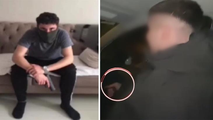 Sosyal medyada silahla çekilen videolarını paylaşan 2 çocuk gözaltına alındı