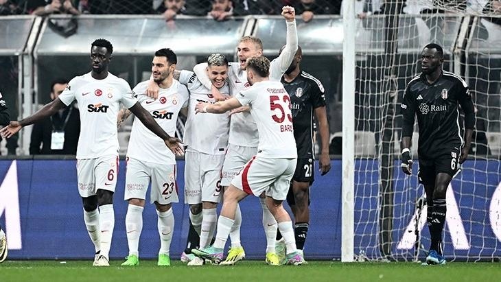 Aslan durdurulamıyor Galatasaray, Beşiktaş’ı deplasmanda devirdi