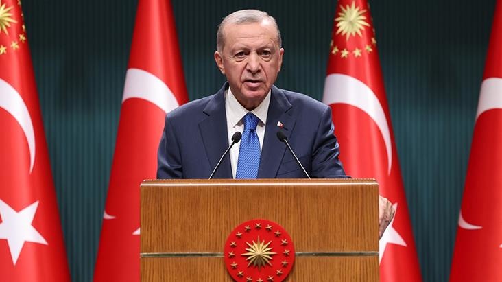 Cumhurbaşkanı Erdoğan, Kabine Toplantısı sonrası açıklamalarda bulunuyor