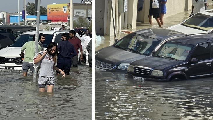 Son 75 yılın en şiddetli yağışı BAE’de 1, Umman’da 20 kişi hayatını kaybetti