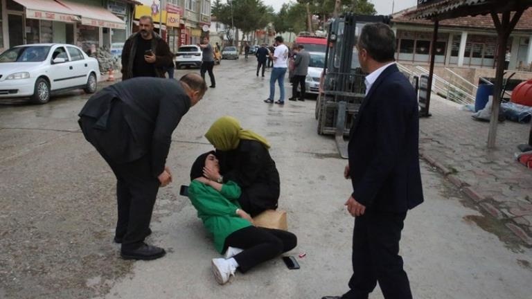 Tokat’ın Sulusaray ilçesinde meydana gelen depremde yaşanan yıkım ve panik kameraya yansıdı