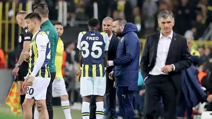 Fenerbahçe’nin Olympiakos maçında Fred’in oyundan çıkması gündem oldu