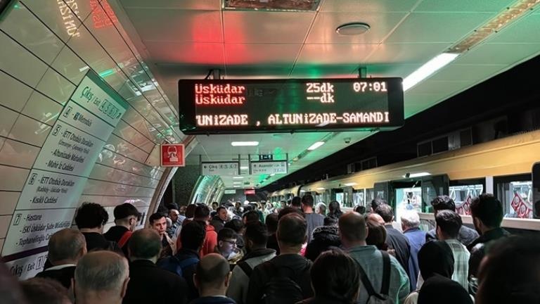 Üsküdar-Samandıra Metro Hattı’nda seferler 72 saat sonra normale döndü