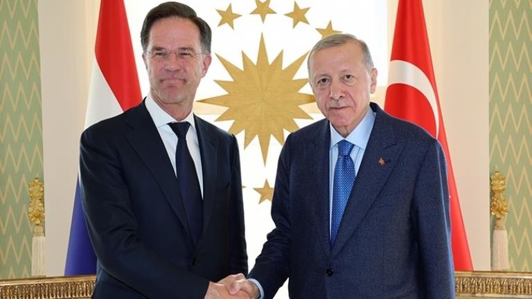 Cumhurbaşkanı Erdoğan ve Hollanda Başbakanı Rutte den ortak basın toplantısı