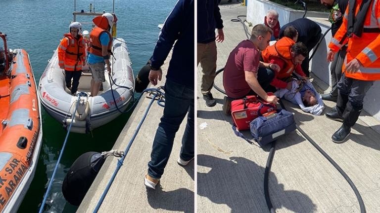 Kadıköy’de deniz taksi ile kano çarpıştı, bir kadının ayağı koptu