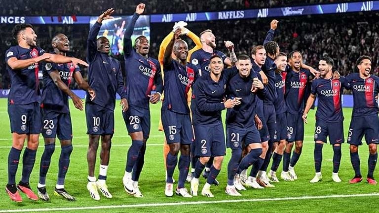 PSG, st ste 3. kez Ligue 1 ampiyonu oldu
