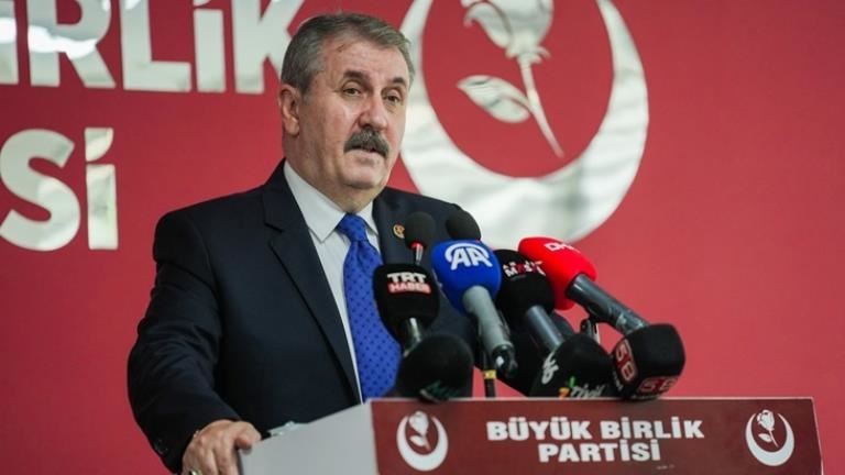 BBP Lideri Mustafa Destici: Ankara’nın amblemi değişebilir ama Hitit güneşine itiraz ederim