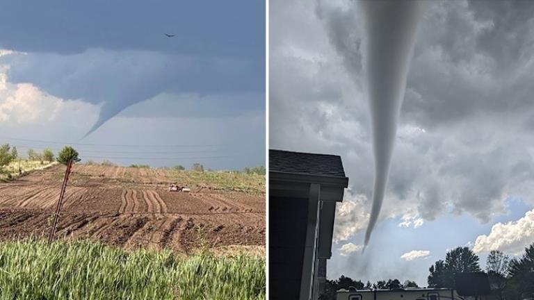 ABD’nin Kansas eyaletinde çıkan hortumda 1 kişi hayatını kaybetti, 22 ev yıkıldı