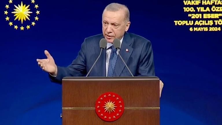 Cumhurbaşkanı Erdoğan: Vakıflarımızın Eserlerine Sahip Çıkıyoruz