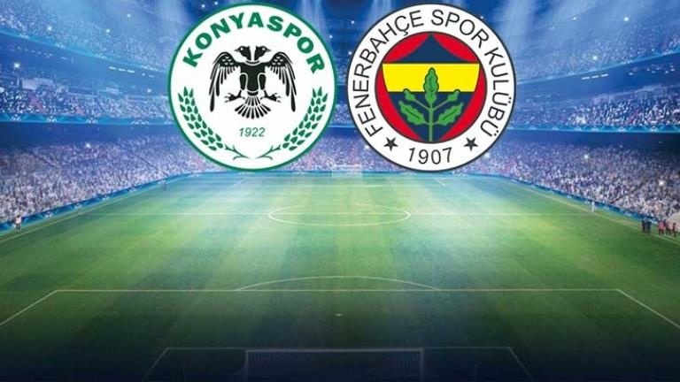 Konyaspor-Fenerbahçe maçında ilk 11'ler belli oldu