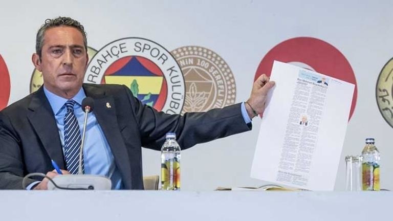 Fenerbahçe Başkanı Ali Koç, PFDK’ya sevk edildi