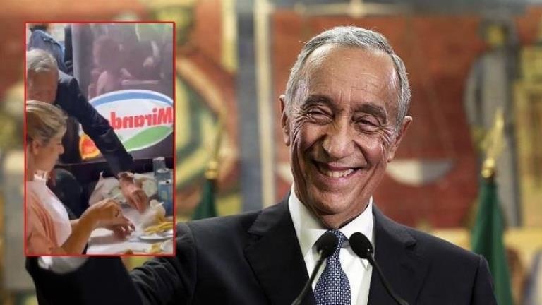 Portekiz Cumhurbaşkanı, Müşterinin Patates Kızartmasını Masadan Aldı