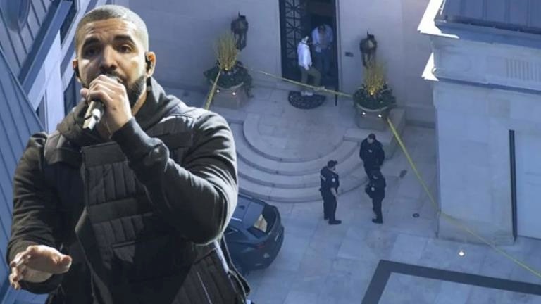Ünlü rapçi Drake’in malikanesinin önünde silahlı saldırı Güvenlik görevlisi vuruldu