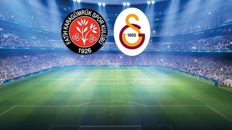 Fatih Karagümrük-Galatasaray maçında ilk 11’ler belli oldu