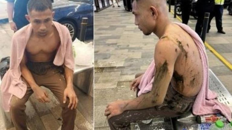 Malezyalı yıldız futbolcu Faysal Halim, bir alışveriş merkezinde asitli saldırıya uğradı