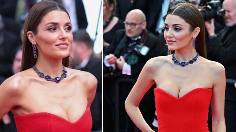 Cannes’ta boy gösteren Hande Erçel’e Demet Akalın’dan sert yorum