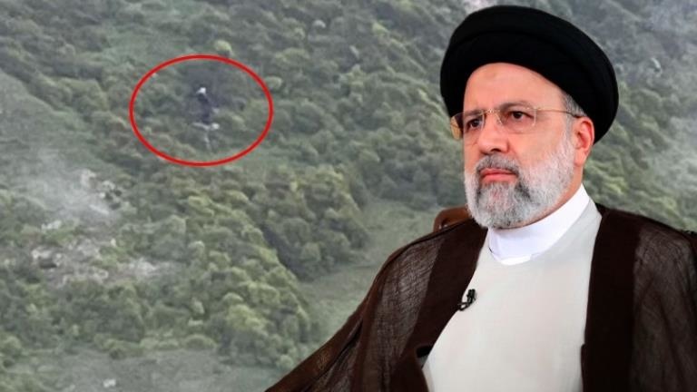 Cumhurbaşkanı Reisi’nin ölümünde suikast iddiası Drone enkazın çevresinde birini görüntüledi