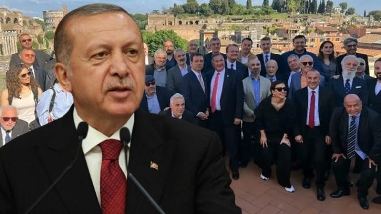 Erdoğan'dan İmamoğlu'nun Roma gezisine eleştiri: Belediyelerin görevi şarap festivaline götürmek değil