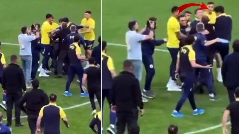 Fenerbahçe sahada bayrak açtı, İsmail Kartal’ın oğlu Emre Kartal Galatasaraylı isme saldırdı