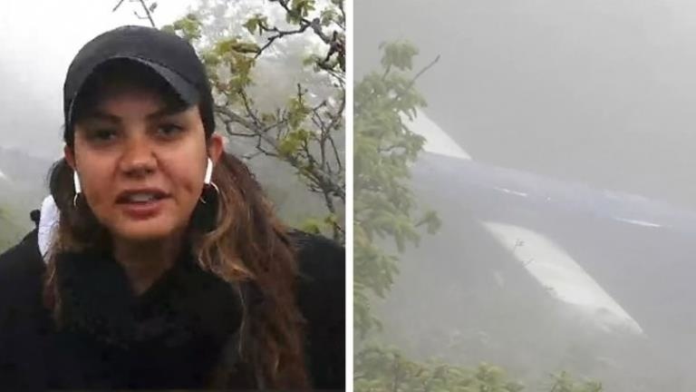 Reisi’nin can verdiği helikopterin yanına giden Fulya Öztürk, enkazın başındaki ekiplere yardım teklif etti