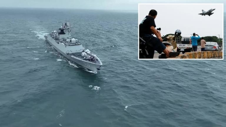 Çin’den Tayvan’ı işgal denemesi Ada’yı onlarca savaş uçağı ve gemiyle kuşattılar