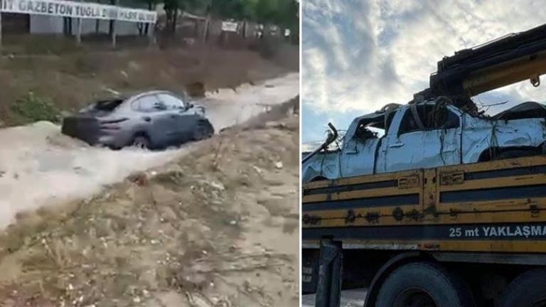AK Parti Milletvekilinin otomobili kaza yaptı! 2 aracın dereye uçtuğu kazada 1 ölü, 4 yaralı