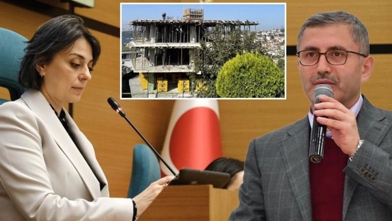 Sinem Dedetaş, Hilmi Türkmen'in izin verdiği tartışmalı binanın ruhsatını iptal etti