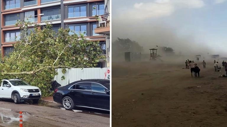 Antalya’da Sağanak ve Fırtına: Ağaçlar Devrildi, Havalimanında Uçuşlar Durdu