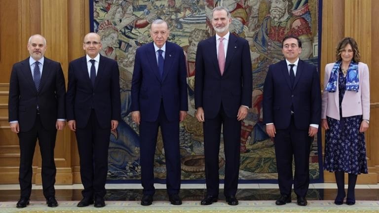 Cumhurbaşkanı Erdoğan, İspanya Kralı Felipe ile Görüştü