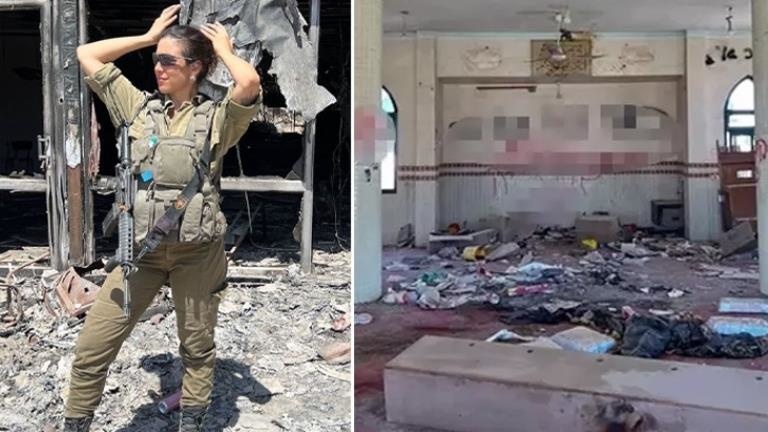 İsrail ordusuna katılan ABD’li askerden skandal paylaşım Camiye hakaret dolu mesajlar yazmışlar