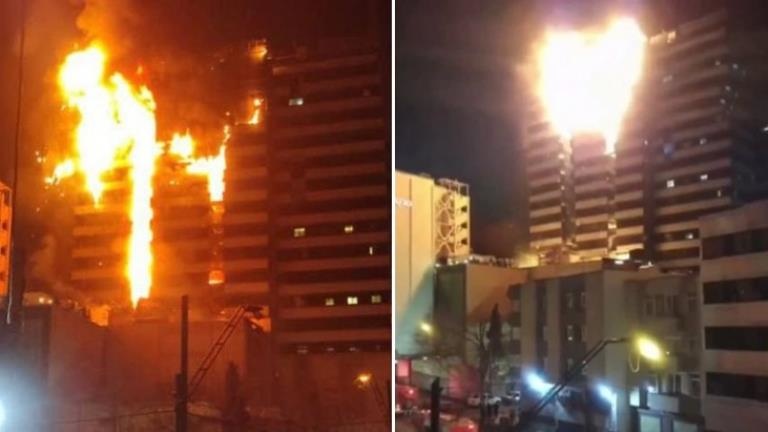 Komşuda yangın faciası Alev alev yanan hastanede 9 kişi öldü, 15 kişi yaralandı
